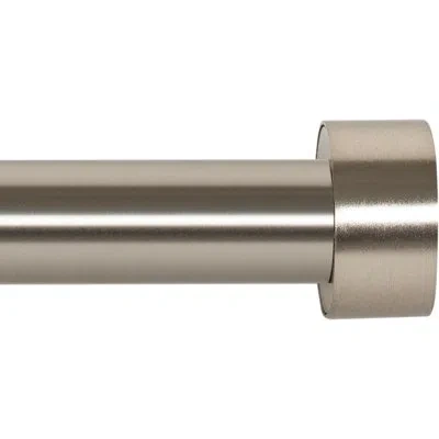 Deco Window Curtain Rods For Windows 44 – 120 Inch, 1 Inch Heavy Duty Extendable Metal Drapery Rod, Adjustable C In Silver