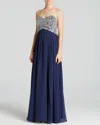 Decode 1.8 Gown - Strapless Embellished Bodice & Chiffon Skirt