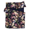Decoflux Home Bedding Set Magic Garden Dark Blue In Blue