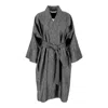 Decoflux Home Blue Cotton Maternity Robe Twist Dark, Mt