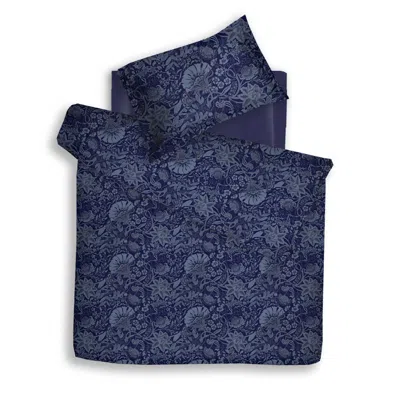 Decoflux Home Blue Sateen Bed Linen Set Boho Indigo Uk Single, Us Twin