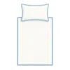 Decoflux Home Blue / White Bedding Set Frame Inner Light Blue Uk Single, Us Twin