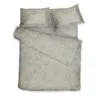 Decoflux Home Brown / Grey / Neutrals Cotton Bed Linen Set Rose Line Almond Uk King, Us Queen In Multi