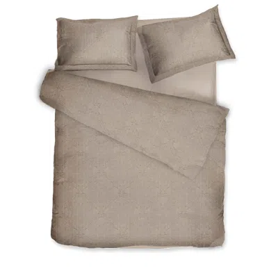 Decoflux Home Brown Sateen Bed Linen Set Paisley Bronze Uk Super King, Us King