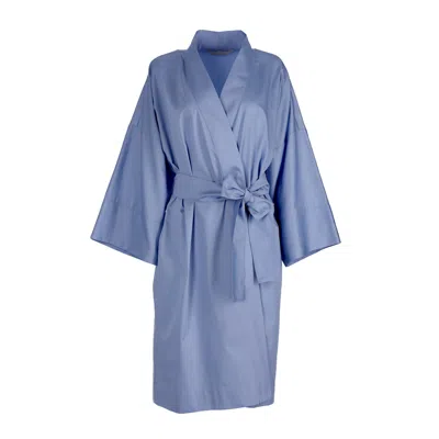 Decoflux Home Cotton Bathrobe French Blue - New Collection, Hm