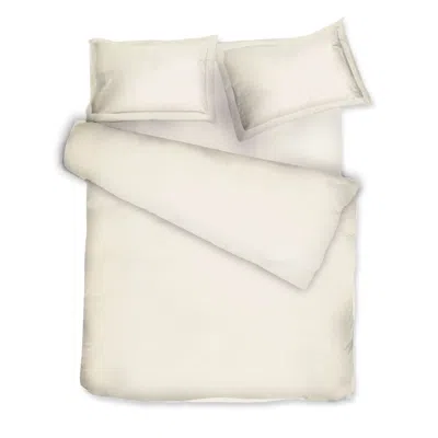 Decoflux Home Cotton Bedding Set Antique White Uk King, Us Queen