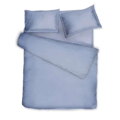 Decoflux Home Cotton Bedding Set French Blue Uk Double, Us Full