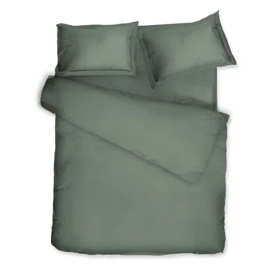 Decoflux Home Cotton Bedding Set Green Tree Uk King, Us Queen