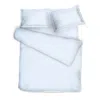 Decoflux Home Cotton Bedding Set Light Blue Uk Super King, Us King In Blue