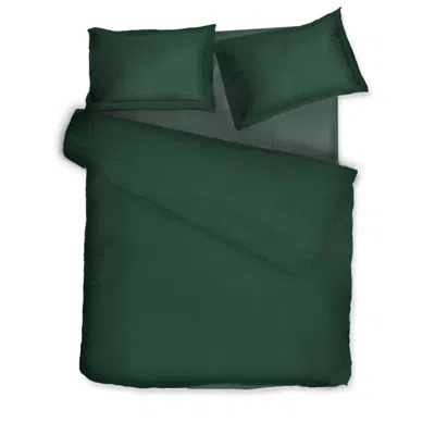 Decoflux Home Cotton Bedding Set Royal Green Uk Single, Us Twin + Gift Wrapping