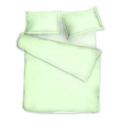 Decoflux Home Cotton Bedding Set Sweet Lime Green Uk Single, Us Twin