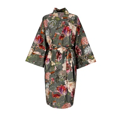 Decoflux Home Cotton Kimono Magic Garden Green Moss, Hm