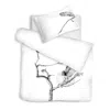 Decoflux Home Cotton Bedding Set Muse In White In White