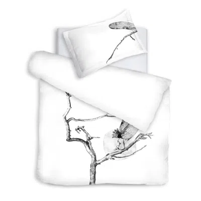 Decoflux Home Cotton Bedding Set Muse In White
