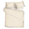 Decoflux Home Gold / Neutrals / White Cotton Bedding Set Twist Gold Uk Super King, Us King + Gift Wrapping In Gold/white