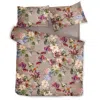 Decoflux Home Neutrals Bedding Set Magic Garden Grey Cliff Beige In Beige/gray