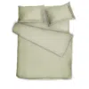 Decoflux Home Neutrals Sateen Bed Linen Set Solid Sand Us King, Uk Super King
