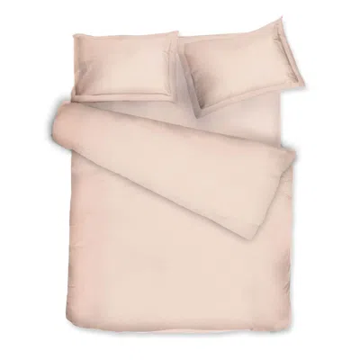 Decoflux Home Orange Cotton Bedding Set Creamy Peach Uk Double, Us Full