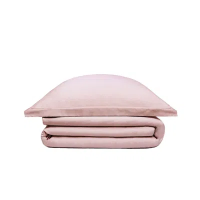Decoflux Home Pink Cotton Bedding Set Rose Quartz Uk Single, Us Twin
