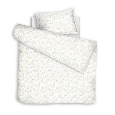 Decoflux Home Sateen Bed Linen Set Dreamy White Uk Single, Us Twin
