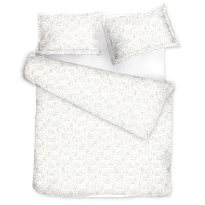 Decoflux Home Sateen Bed Linen Set Dreamy White Uk Super King, Us King