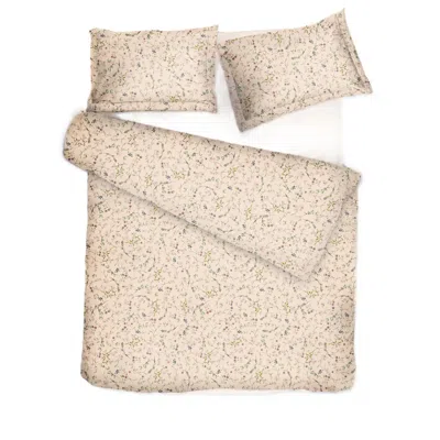 Decoflux Home Sateen Bed Linen Set Herbary Pink Uk Double, Us Full