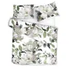 Decoflux Home White Cotton Bedding Set Harmony Vol. One Uk Single, Us Twin In White