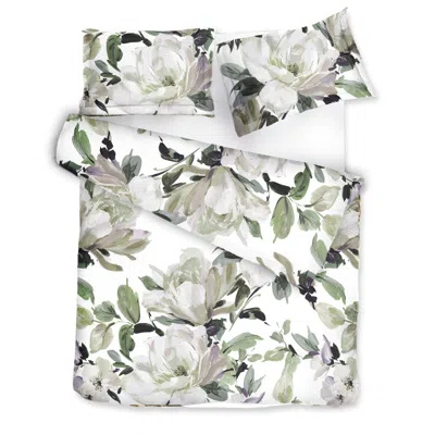 Decoflux Home White Cotton Bedding Set Harmony Vol. One Uk Single, Us Twin In White
