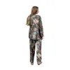 Decoflux Home Women's Green Pyjamas Magic Garden Moss