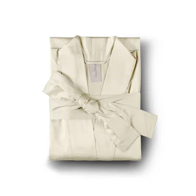 Decoflux Home Women's Neutrals Kimono Antique White + Gift Wrapping