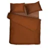 Decoflux Home Yellow / Orange Cotton Bedding Set Terracotta Uk Single, Us Twin In Orange