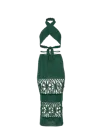 Decolet The Label Women's Green Amaya Crochet Set In Emerald In Emerald Green