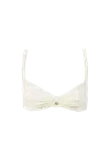 Decolet The Label Women's White Ariel Underwire Bikini Top In Seashell In Ivory