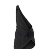 Decolet The Label Women's Black / Silver Azaria One-shoulder Coverup In Black/silver