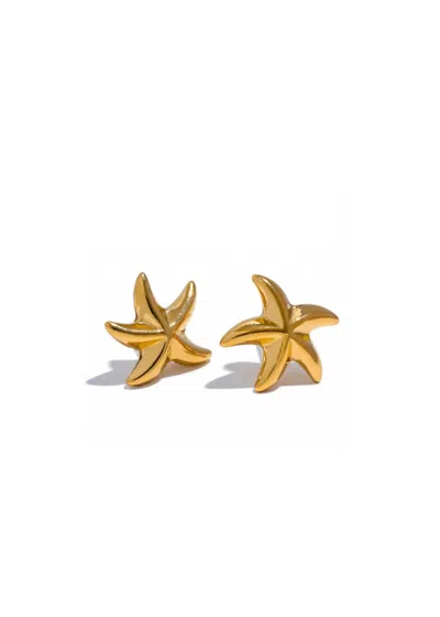 Decolet The Label Women's Gold Estrella Earrings