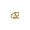 Decolet The Label Women's Gold Teardrop Ring