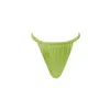 Decolet The Label Women's Green Sofia Bottoms In Chartreuse In Green