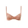 Decolet The Label Women's Neutrals Ariel Underwire Bikini Top In Bronzed