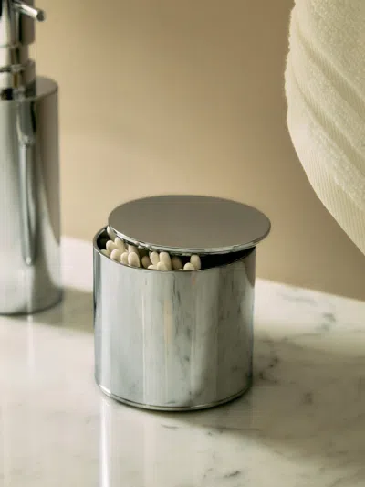 Decor Walther Chrome Lidded Box  Abask Luxury Gift