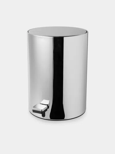 Decor Walther Chrome Wastepaper Bin In Silver
