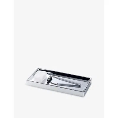 Decor Walther Chrome Classic Brass Bathroom Tray In Silver