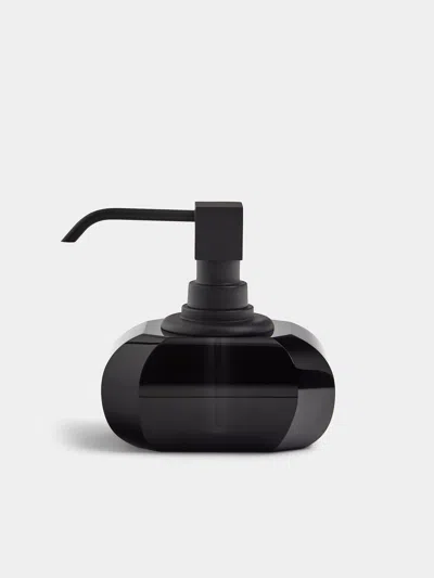 Decor Walther Cut Crystal Soap Dispenser In Black
