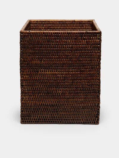 Decor Walther Handwoven Rattan Wastepaper Bin  Abask Luxury Gift