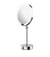 Decor Walther Light-up Round Cosmetics Mirror In Silver