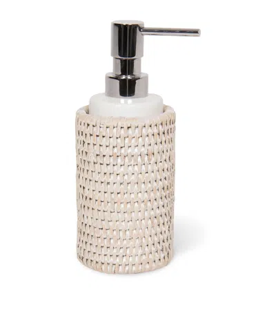 Decor Walther Rattan Basket Soap Dispenser Holder In Neutral