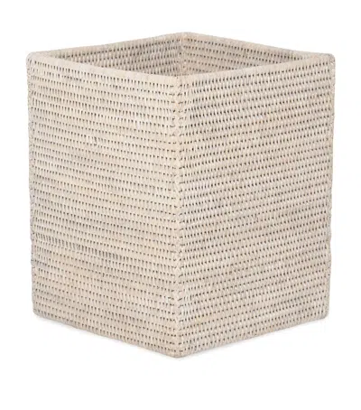 Decor Walther Rattan Basket Square Wastebin In Neutral