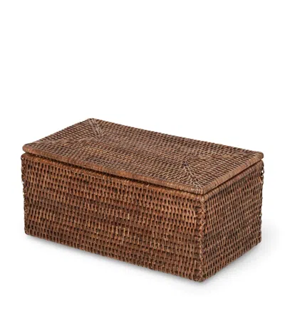 Decor Walther Rattan Basket Storage Box In Brown