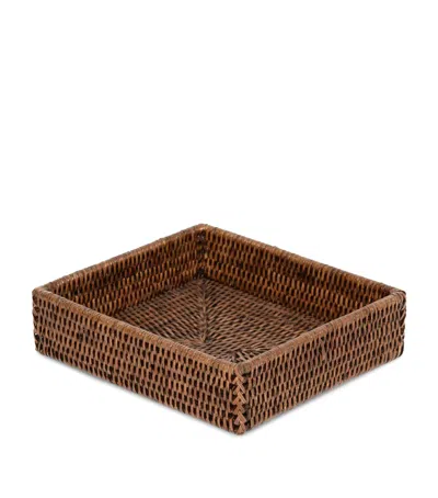 Decor Walther Rattan Basket Tray In Brown