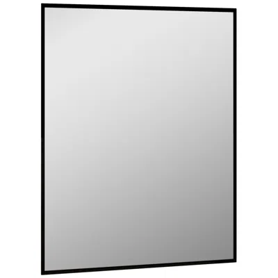 Decor Wonderland 30" X 39.5" Venta Xl Black Framed  Wall Vanity M