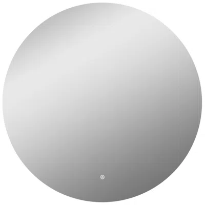 Decor Wonderland Mayah 27.5" Round Frameless Led Bathroom Vanity Mirr